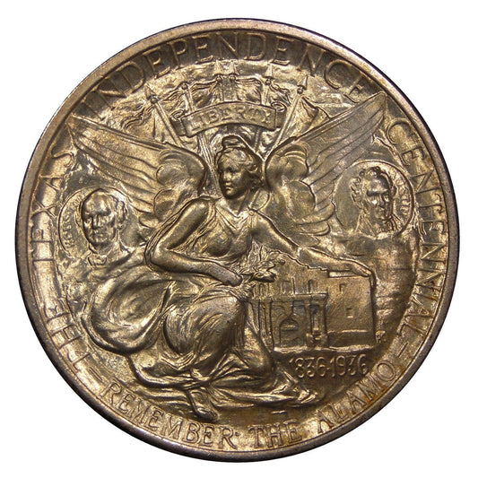 1934 U.S. Texas Centennial Commemorative Silver Half Dollar
