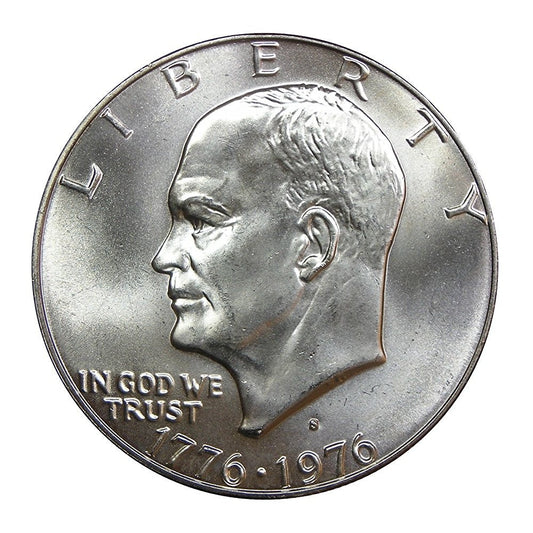 1976-S U.S. 40% Silver Bicentennial Eisenhower Dollar