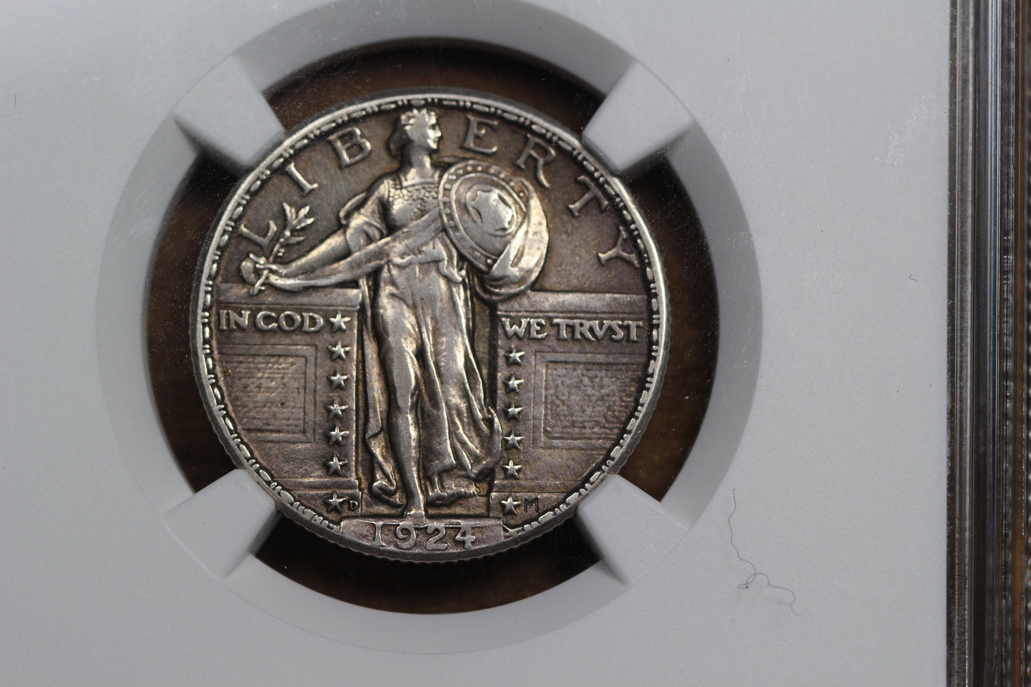 1924-D U.S. Standing Liberty Quarter, NGC AU-53