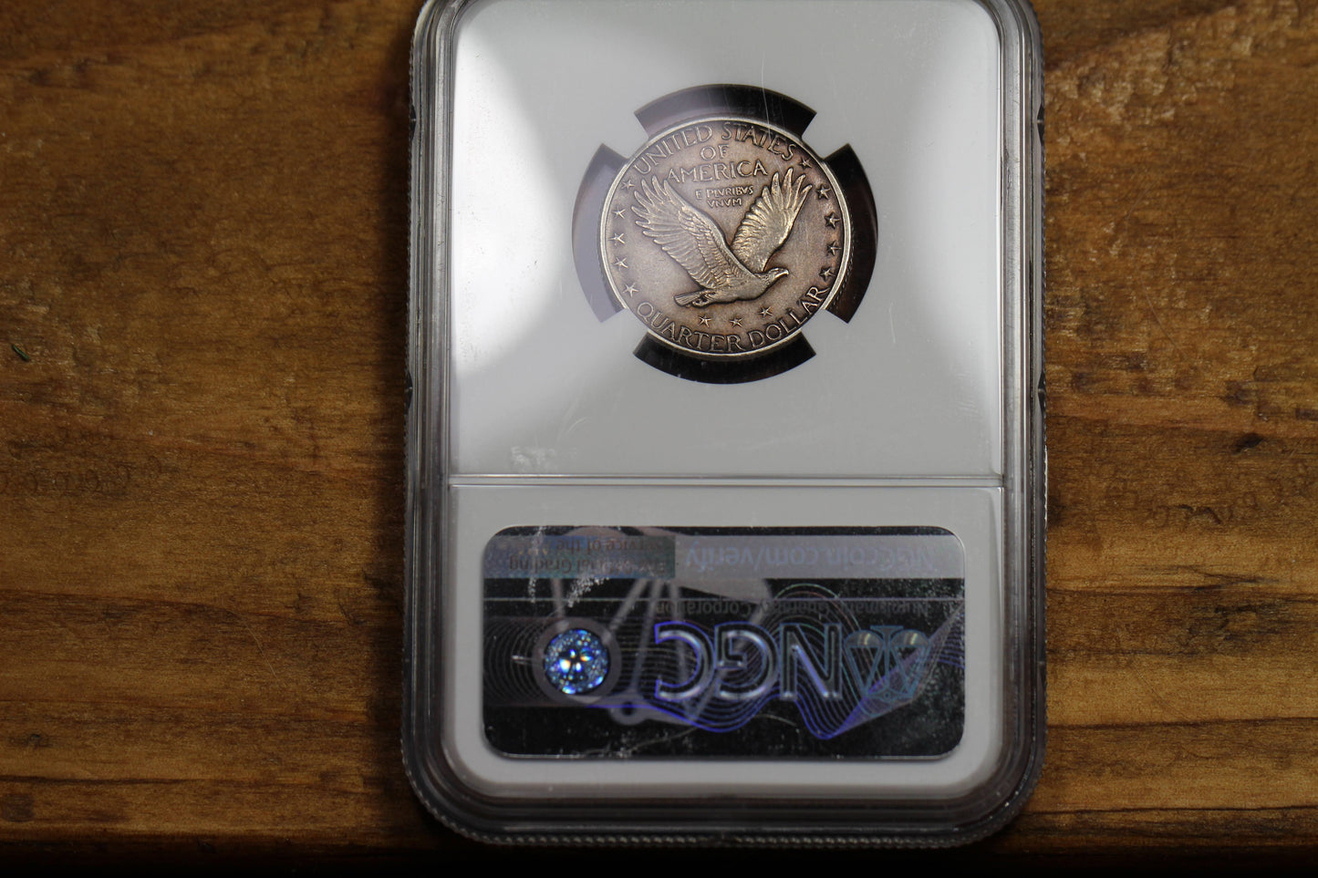 1924-D U.S. Standing Liberty Quarter, NGC AU-53