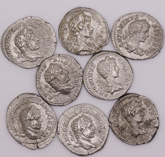 Emperor Caracalla Ancient Roman Silver Denarius Coin | Very Fine Condition | 1800+ Yrs Old