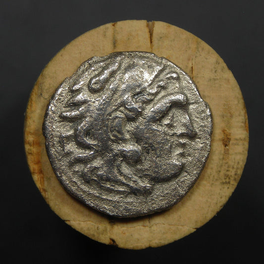 300 B.C. Ancient Greece Silver Drachm, Alexander the Great