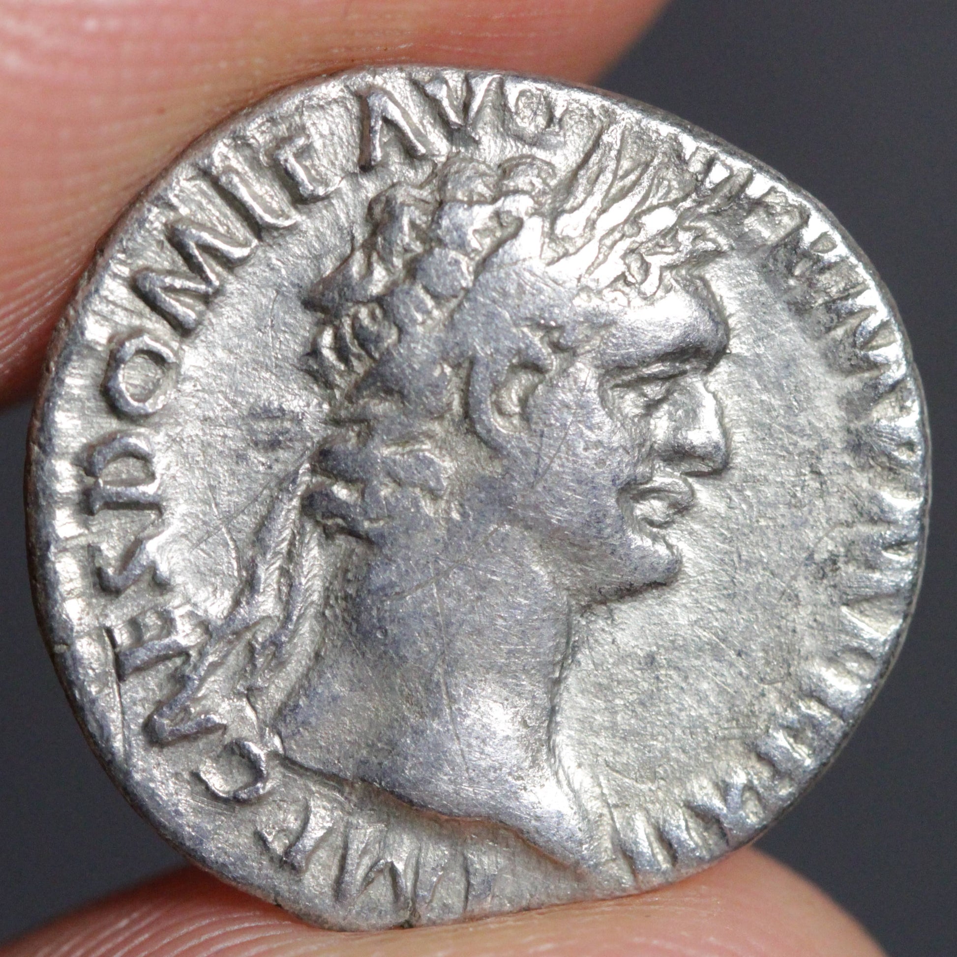 domitian denarius obverse