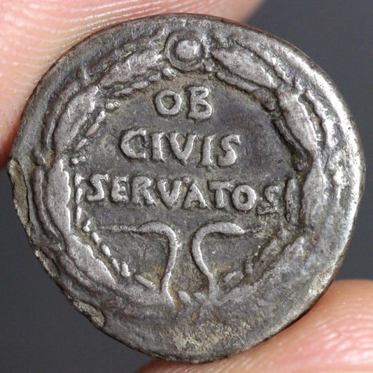 augustus denarius reverse side
