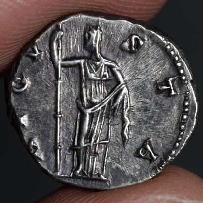 faustina the elder denarius reverse side