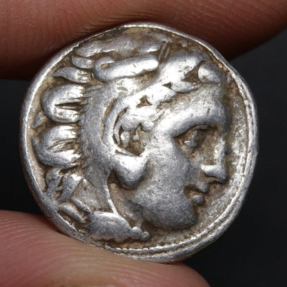 ancient greek silver coin