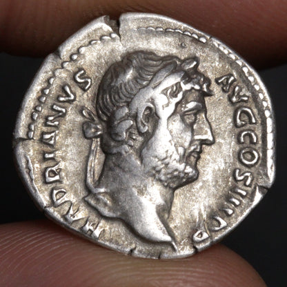 Hadrian Denarius Ancient Roman Empire Silver Coin 133AD RIC 2047
