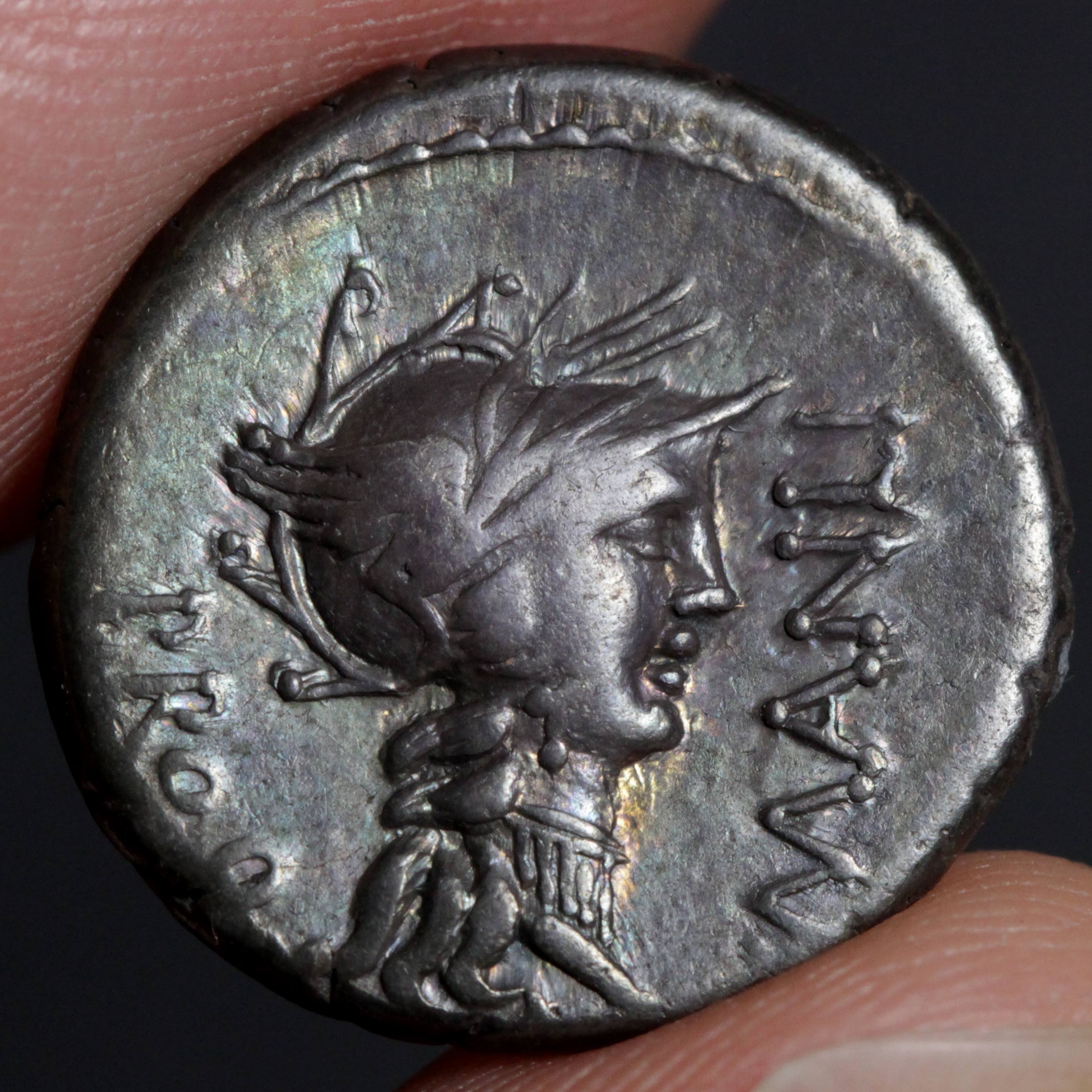 Sulla Coin Rome Sulla Denarius Ancient Roman Republic Silver Coin 82BC L Manlius Torqu ...