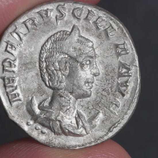 video showing antoninianus being rotated to display both sides