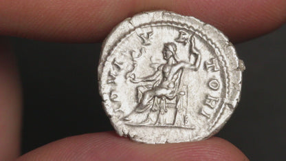 video of severus alexander denarius being rotated to show both sides