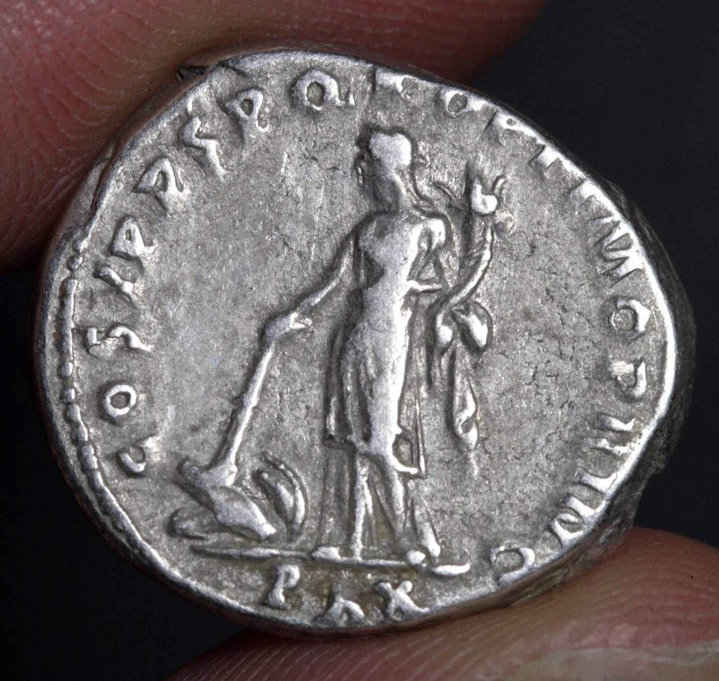 trajan denarius reverse side