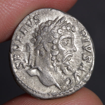 septimius severus denarius obverse side