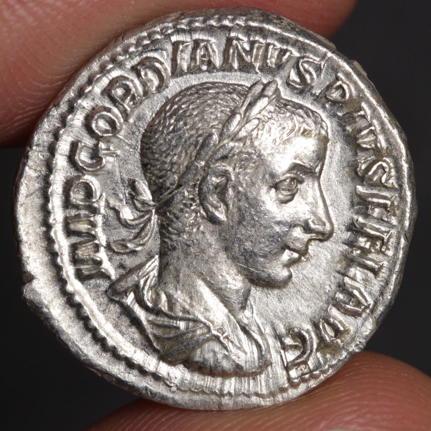 gordian denarius obverse side