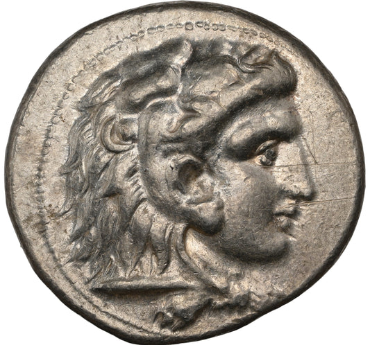 323 B.C. Alexander the Great Ancient Greek Silver Tetradrachm Coin, NGC Extremely Fine XF Condition