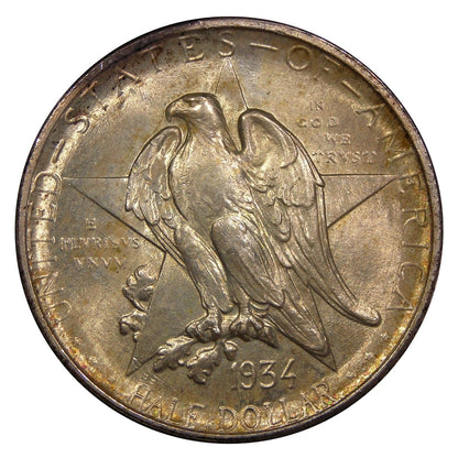 1934 U.S. Texas Centennial Commemorative Silver Half Dollar