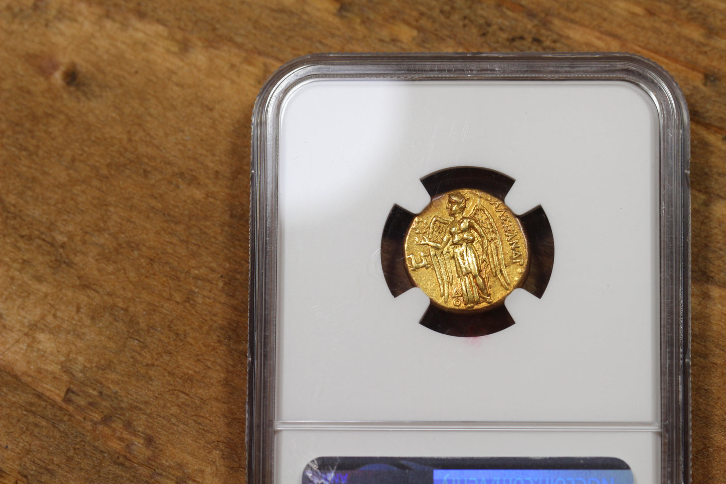 330 B.C. Alexander the Great Ancient Greek Gold Stater Coin, NGC Choice XF