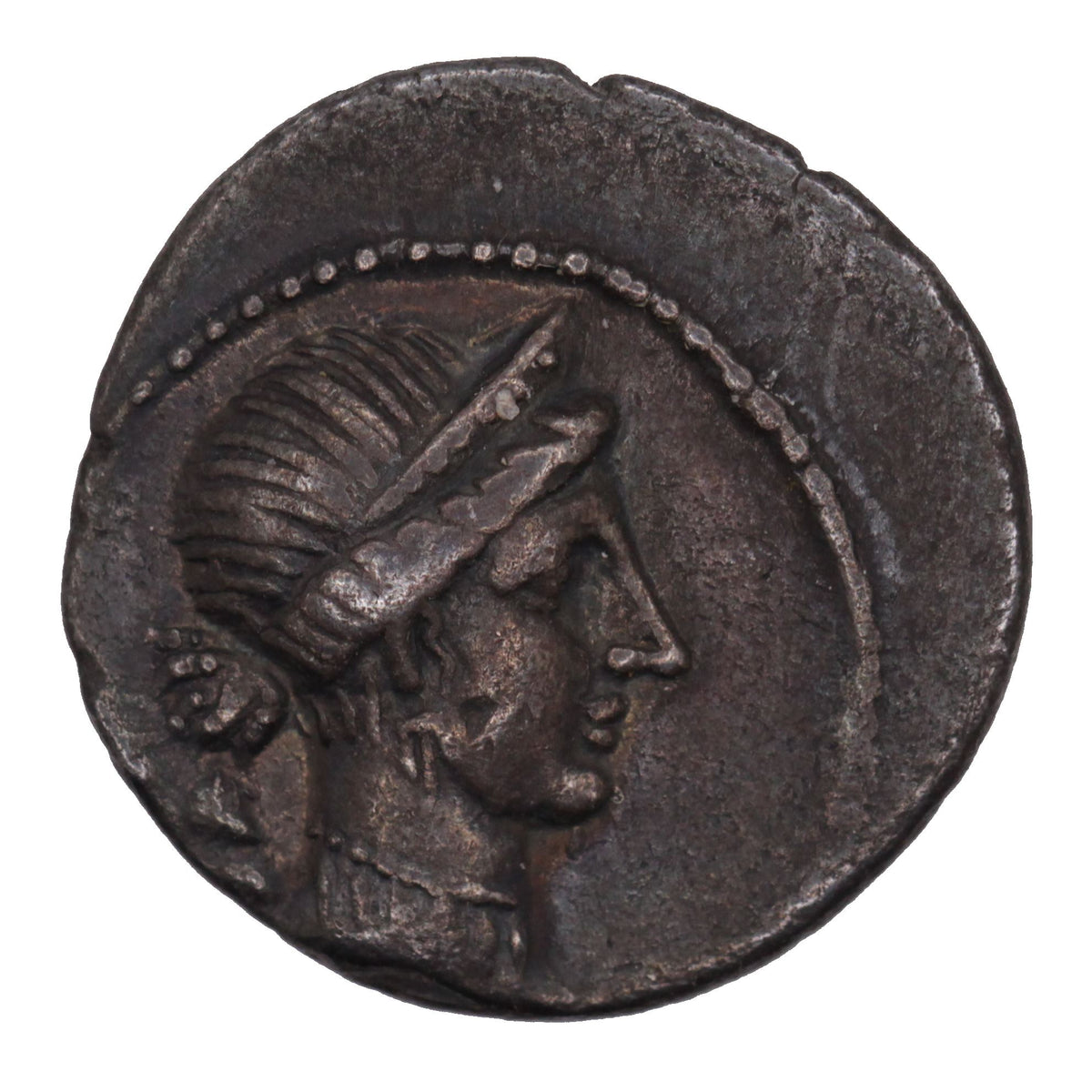 46 Bc Rome 46 BC Julius Caesar Roman Republic Silver Denarius | Venus + Captives ...