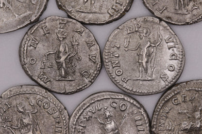 Emperor Caracalla Ancient Roman Silver Denarius Coin | Very Fine Condition | 1800+ Yrs Old