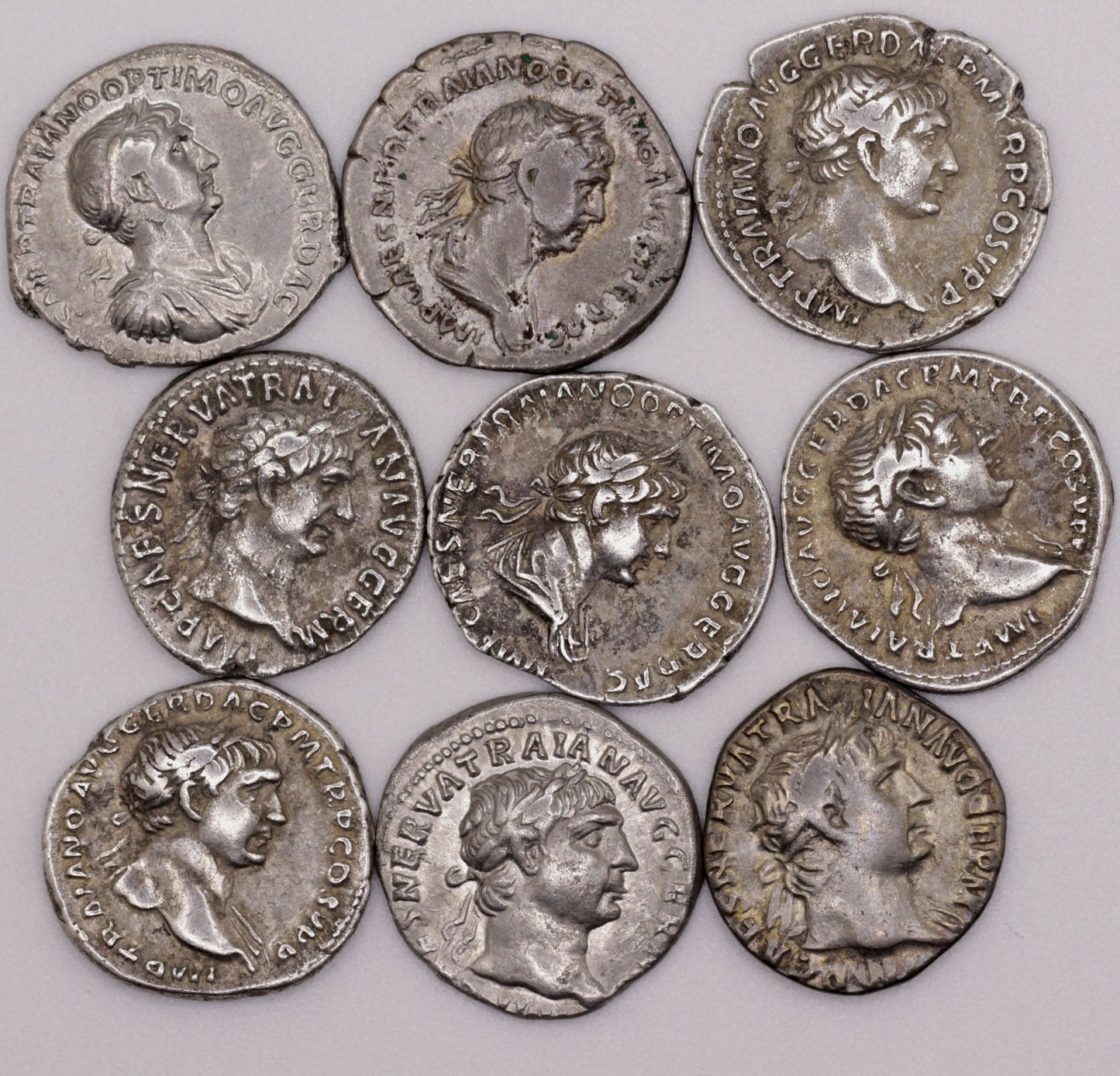 Emperor Trajan Ancient Roman Silver Denarius Coin | Very Fine Condition | 1900+ Yrs Old