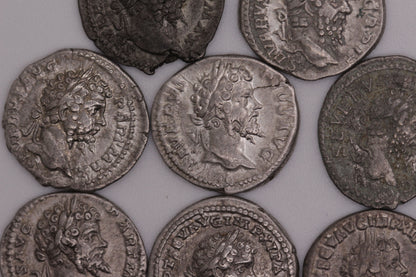 Emperor Septimius Severus Ancient Roman Silver Denarius Coin | Extremely Fine Condition | 1800+ Yrs Old