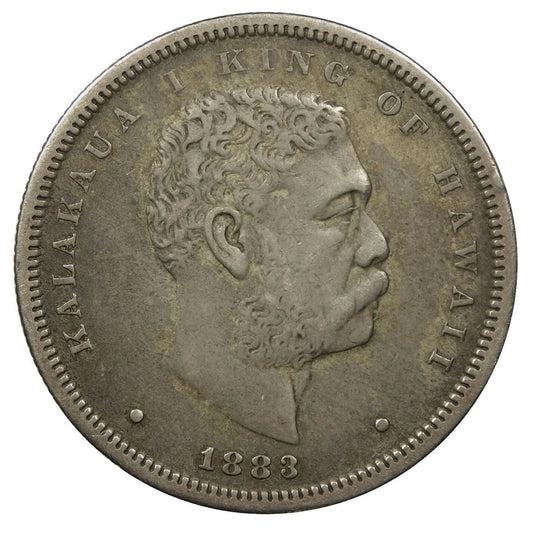 1883 Hawaii Silver Half Dollar