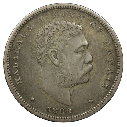 1883 Hawaii Silver Half Dollar